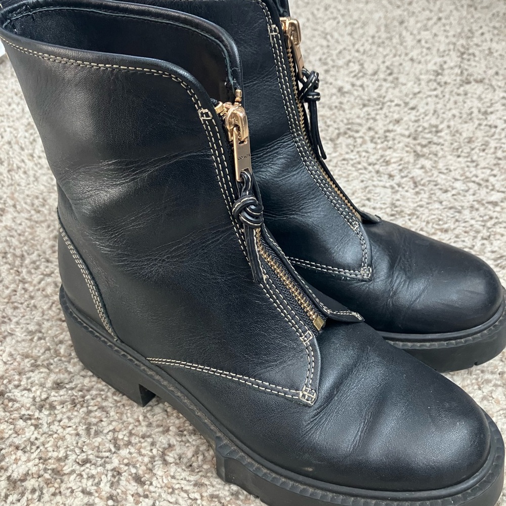 Coach Liza Lug Sole Boots - Picture 5 of 6